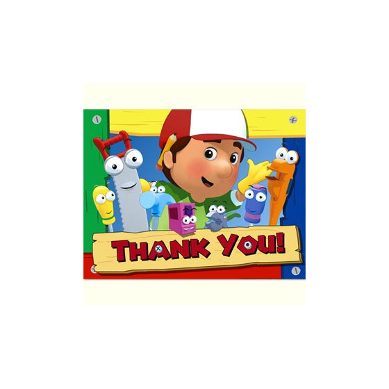 Handy Manny Thank You Notes
