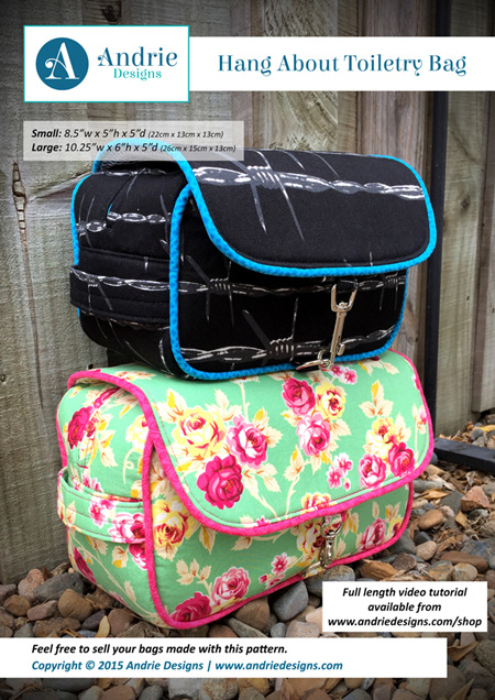 Hang About Toiletry Bag Pattern