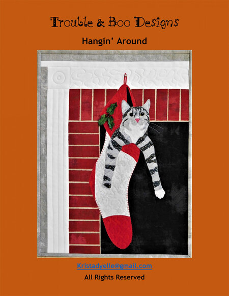 Hangin' Around Quilt Pattern from Trouble & Boo Designs
