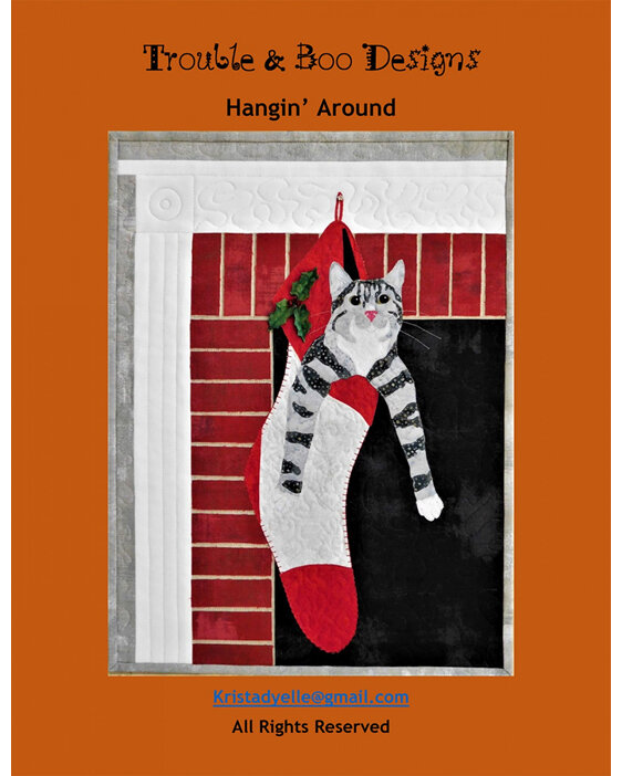 Hangin' Around Quilt Pattern from Trouble & Boo Designs