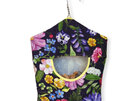 hanging peg pouch bright floral design front view