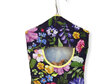 hanging peg pouch bright floral design front view