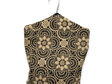 hanging peg pouch hessian geometric floral back view