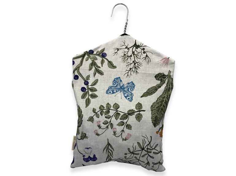 hanging peg pouch wild garden design back view