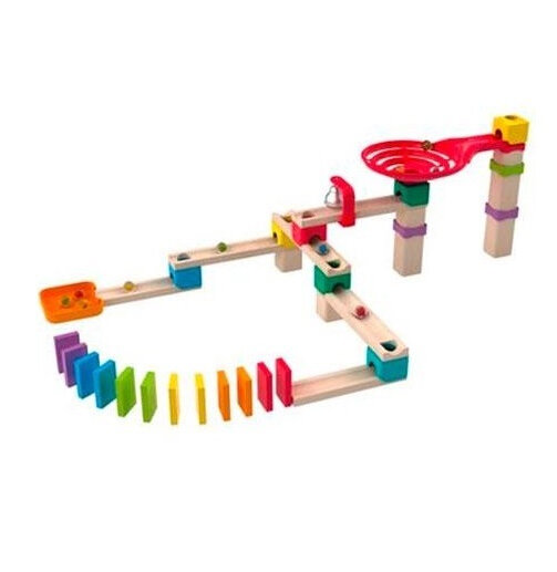 Hape Crazy Rollers Marble Run Stack Track 50 Piece Set toy kids stem steam