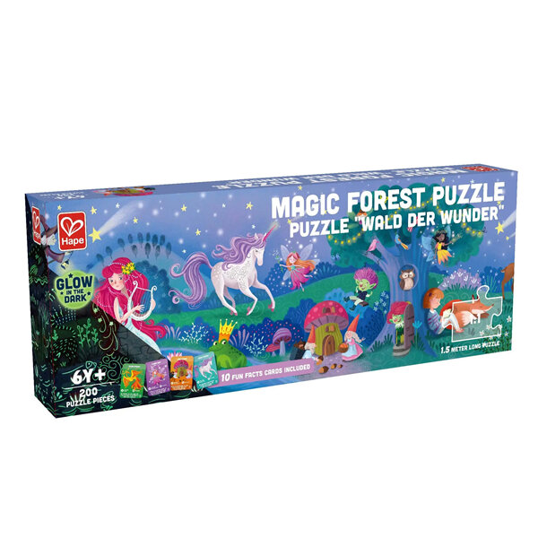 Hape Glow in the Dark Magic Forest 200 Piece Giant Puzzle