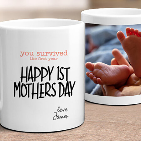 Happy First Mother's Day Personalised Mug