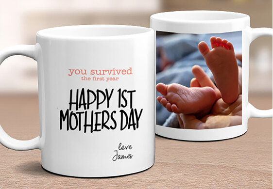 Happy First Mother's Day Personalised Mug