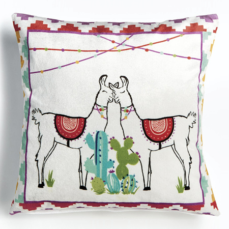 Happy Llamas Cushion Cover