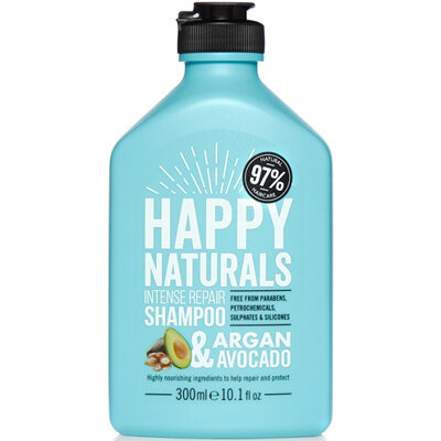 Happy Naturals Intense Repair Argan & Avocado Shampoo 300ml