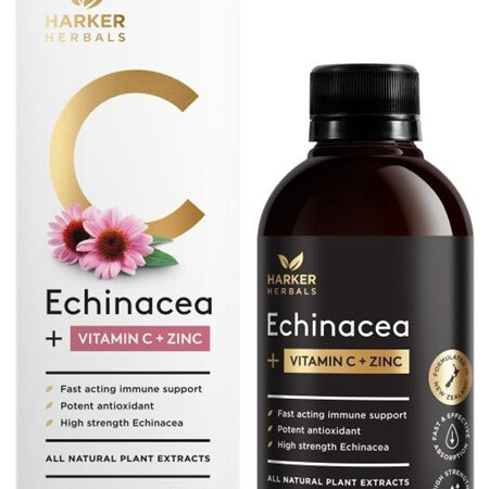 Harker Herbals Be Well Range - Elderberry Vitamin C + Echinacea 200ml