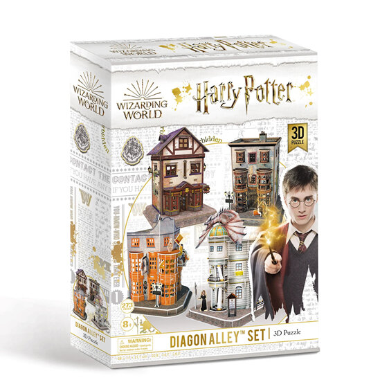 Harry Potter 3D Diagon Alley Puzzle Set wizarding world model
