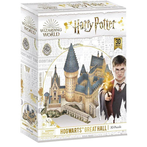 Harry Potter 3D Hogwarts Great Hall Puzzle Set university games wizard model
