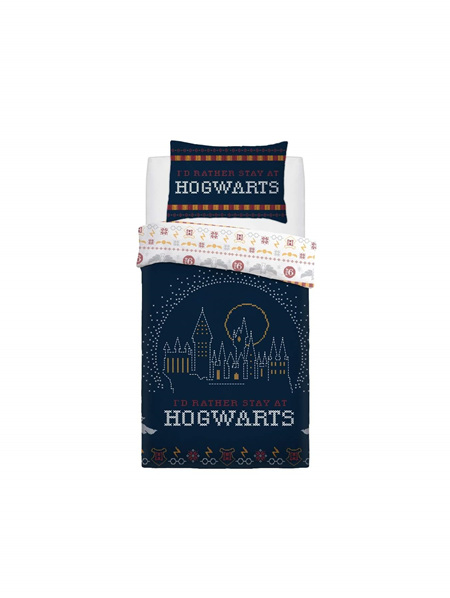 Harry Potter Hogwarts Break Reversible Single Duvet Cover Set