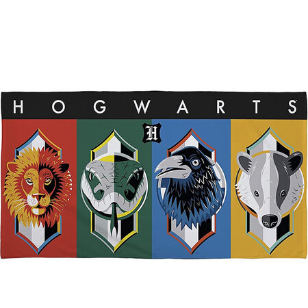 Harry Potter Hogwarts Houses Towel