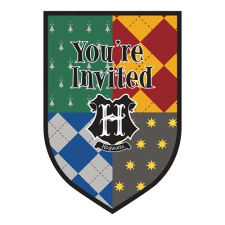 Harry Potter invites x 8
