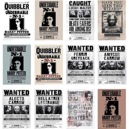Harry Potter wanted posters