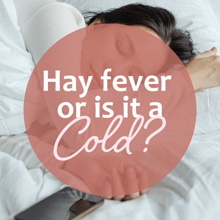 Hay fever or a cold?
