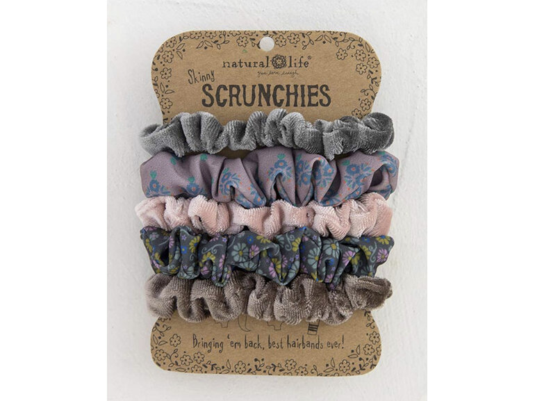 hdbn430 natural life scrunchies grey hair tie accessory band