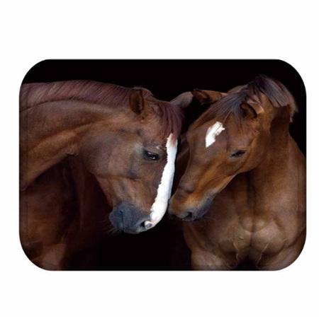 Heads Together Horse Mat