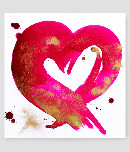 heart - original canvas #2