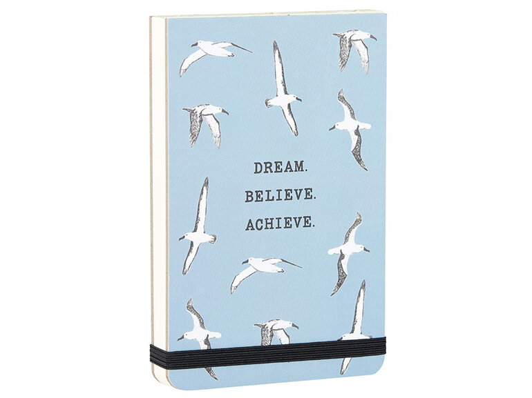 Heartfelt Coptic Notepad - Dream Believe Achieve book pad
