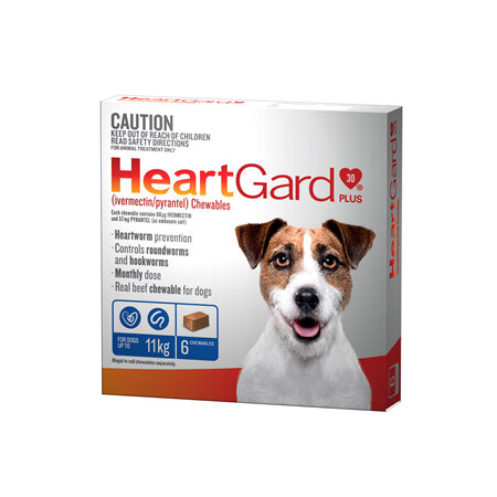 HeartGard PLUS For Small Dogs, 0-11 kg 6 pack