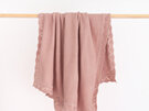 Heirloom Blanket Scallaped - Rose Pink