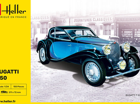 Heller 1/24 Bugatti T 50 (HEL80706)