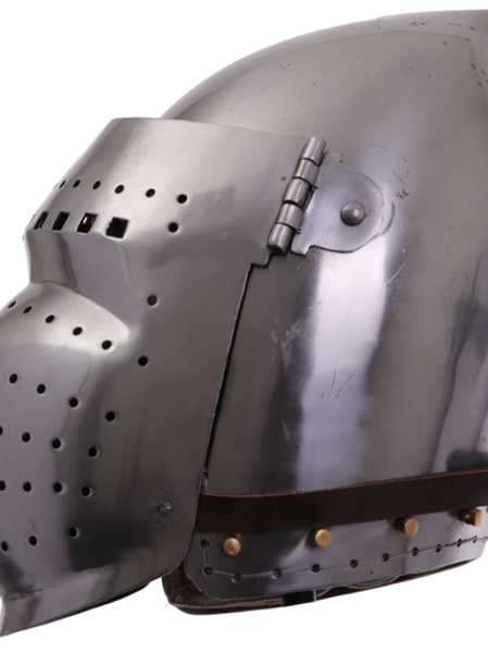Helmet 21 - 14th to 15th Century Visored Bascinet with Rounded Visor