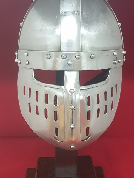 Helmet 30  - 12th Century Norman Helmet with Face Plate
