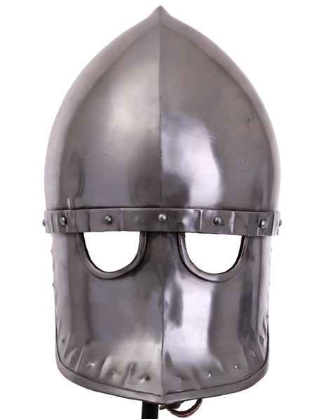Helmet 9 - 12th Century Italo-Norman Helmet with Iron Face Plate