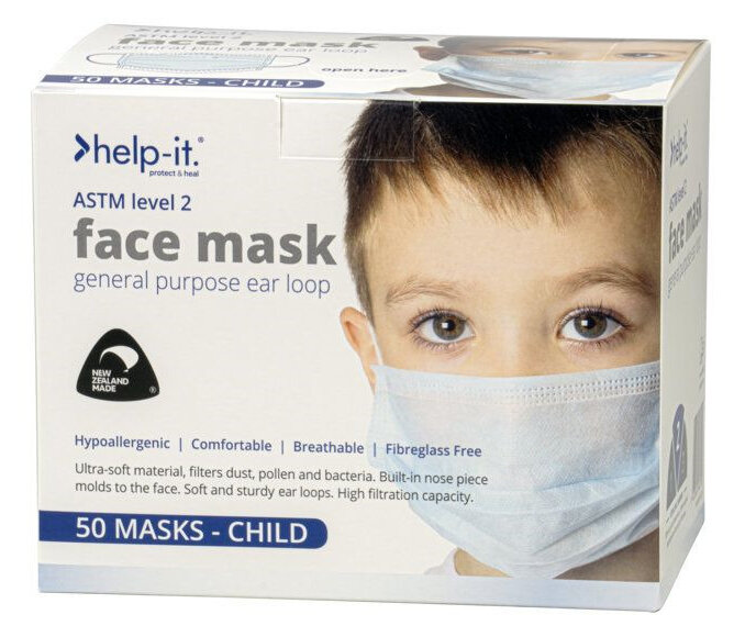 Help-It ASTM Level 2 Face Mask - Child ETA LATE MARCH