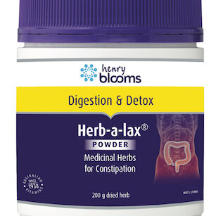 Henry Blooms Herb-A-Lax 200G Powder