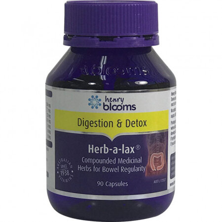 Henry Blooms Herb-A-Lax 90 Capsules
