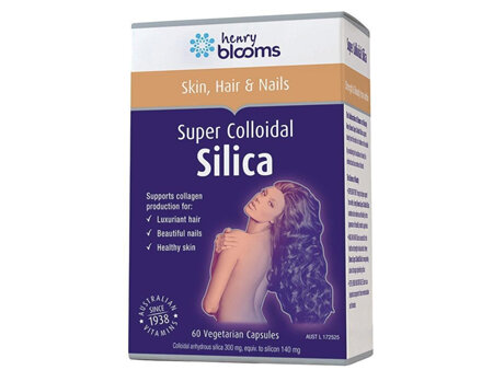 Henry Blooms Super Collagen Silica 60 Capsules