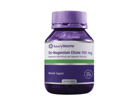 Henry Blooms Tri-Magnesium Citrate 900mg 60 caps