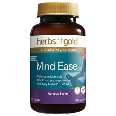 HERBS OF GOLD Anxiety Ease 60 TABLETS