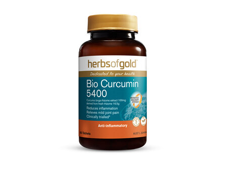 Herbs Of Gold Bio Curcumin 5400 60 Tablets