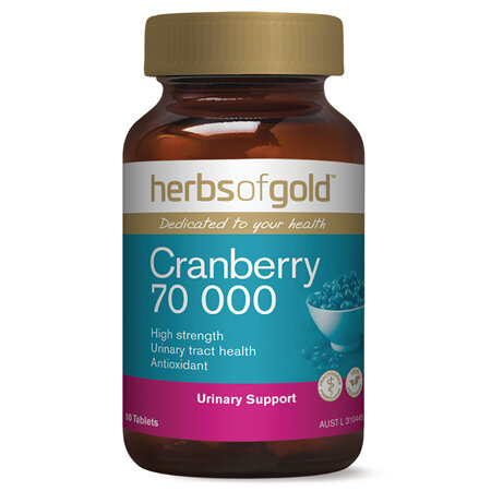 HERBS OF GOLD CRANBERRY 70 000 50 TABLETS