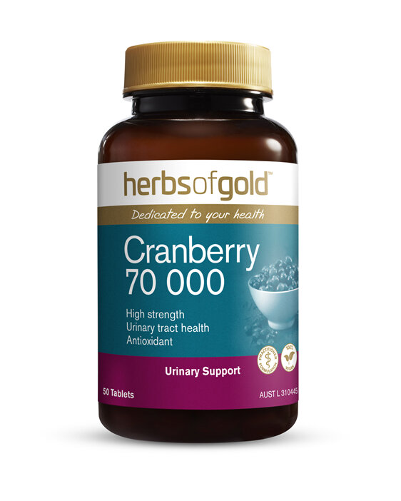 Herbs Of Gold Cranberry 70000 50 Tablets