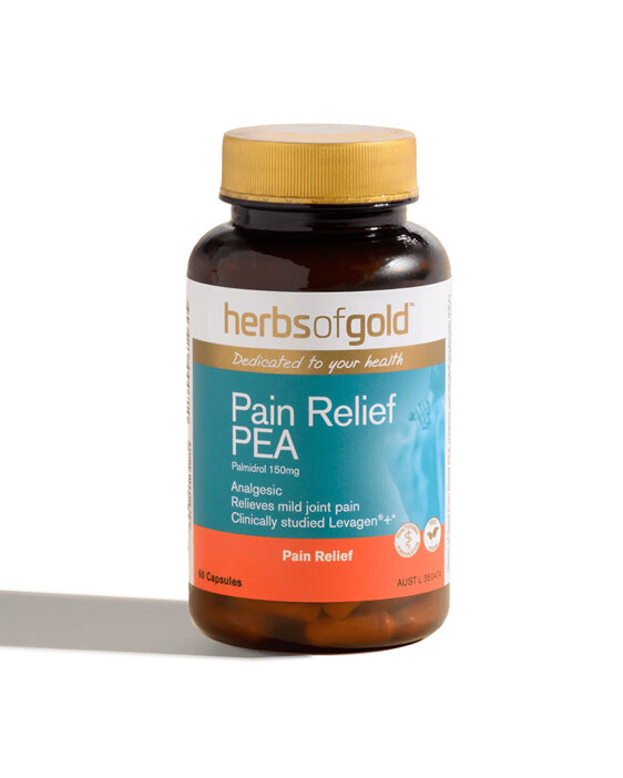 Herbs Of Gold Pain Relief PEA 60 Caps