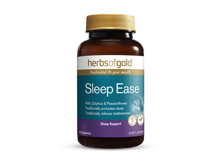 Herbs Of Gold Sleep Ease 30 Capsules