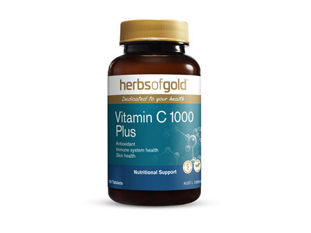 Herbs Of Gold Vitamin C 1000 Plus 60 Tablets