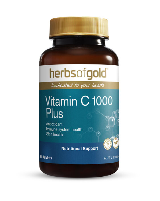 Herbs Of Gold Vitamin C 1000 Plus 60 Tablets