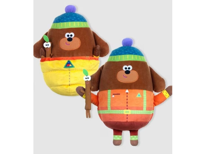 Hey Duggee Explore & Snore Camping Talking Singing Plush with Sticky Stick