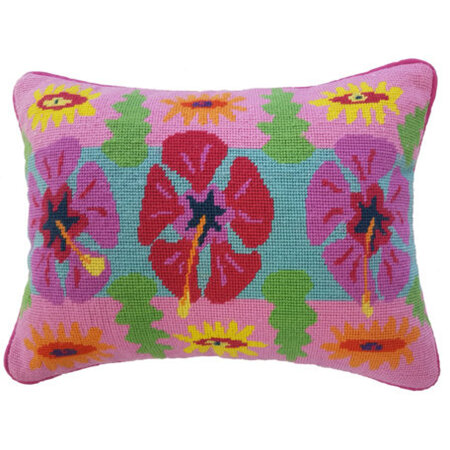 Hibiscus Stripe Cushion Kit by Jennifer Pudney