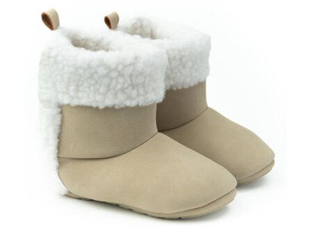 HIHOP Sherpa Boots 3-6m Taupe
