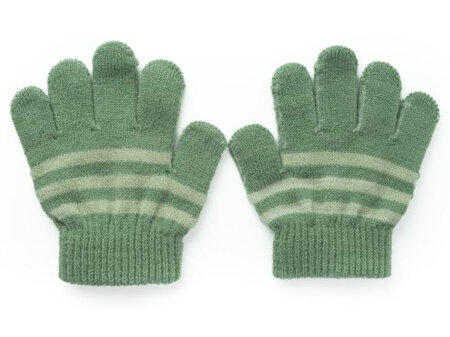 HIHOP Stripe Gloves 1-2yr Grn