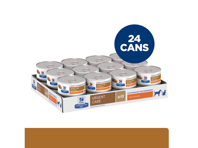 Hill's Prescription Diet a/d Urgent Care Canned Dog/Cat Food 24x156g